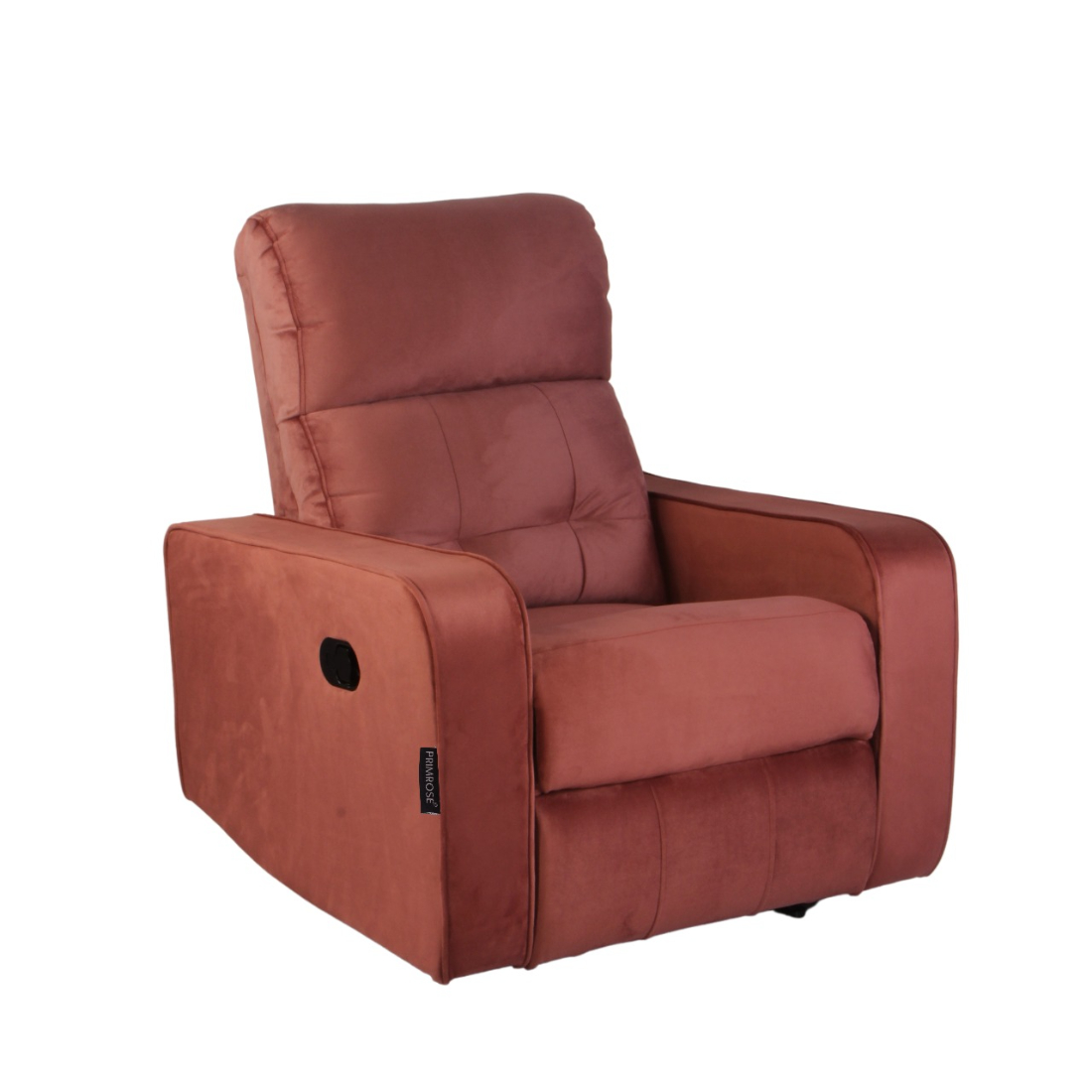 Primrose Trendz Single Seater Living Room Manual 1R Recliner - Maroon